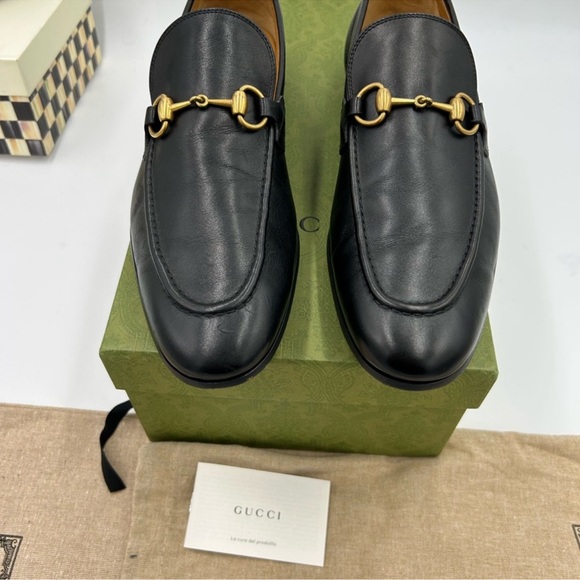 Men’s Gucci Jordan horse fit leather loafer size 9 fits 10 US made in Italy - Picture 4 of 11